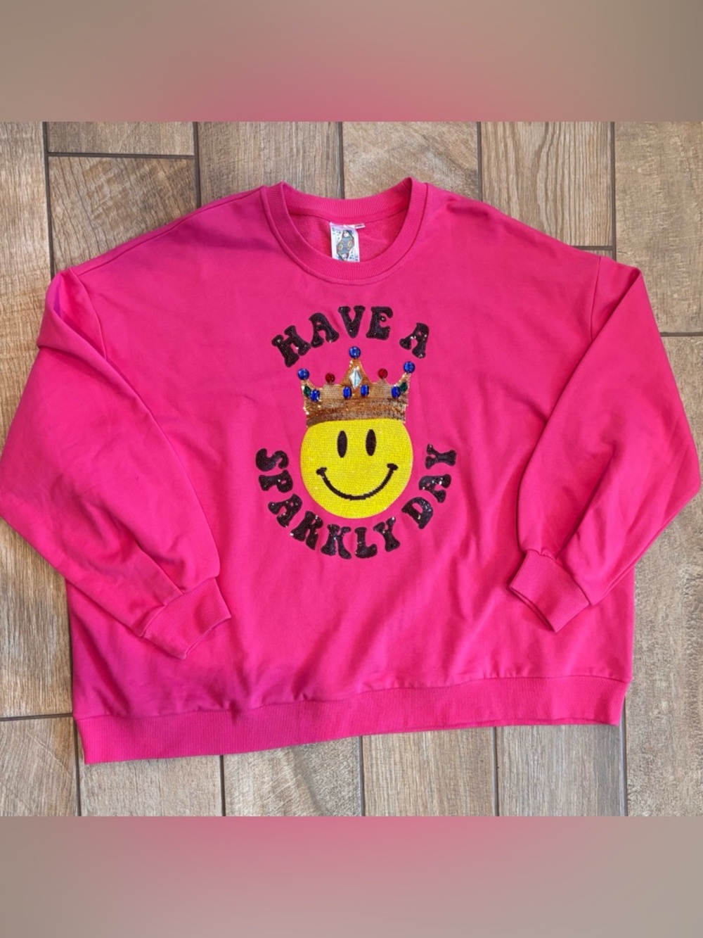 NWOT Queen of Sparkles “Have A Sparkly Day”